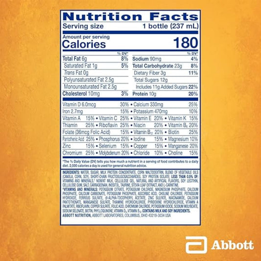 PediaSure SideKicks, Kids Protein Shake, With Key Nutrients and Protein to Help Kids Catch Up on Growth and Fill Nutrient Gaps, Vanilla, 8-fl-oz Bottle, Pack of 24